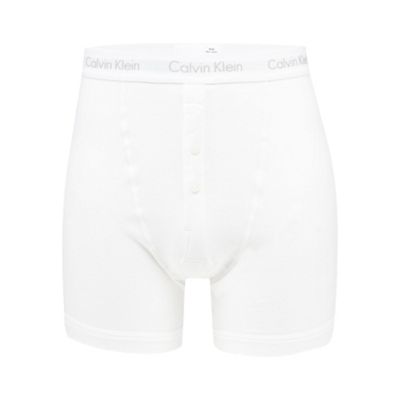 Calvin Klein White button boxers shorts
